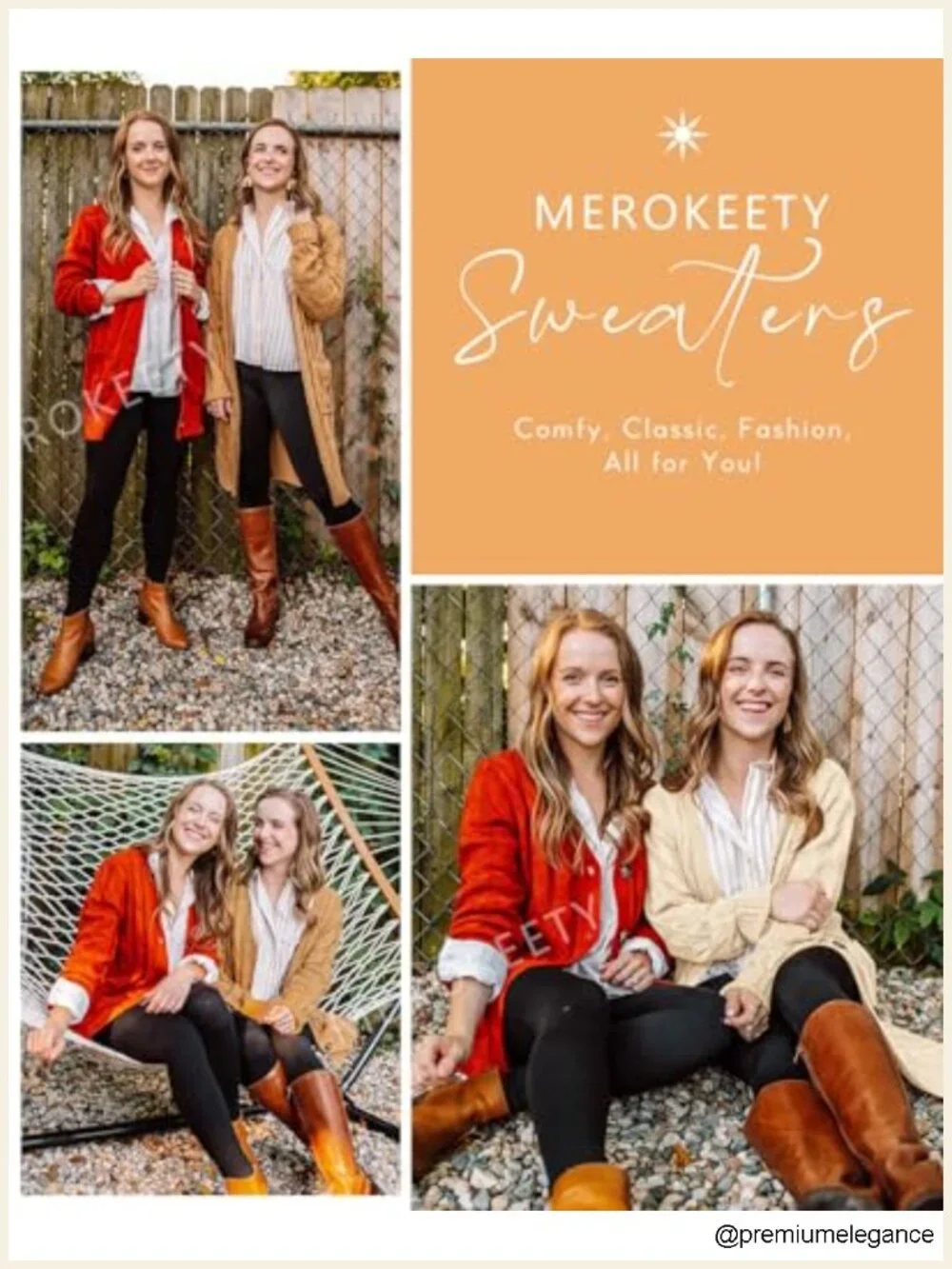 Acrylic Cable Knit Cardigan Sweater Long Sleeve Button Down V-Neck